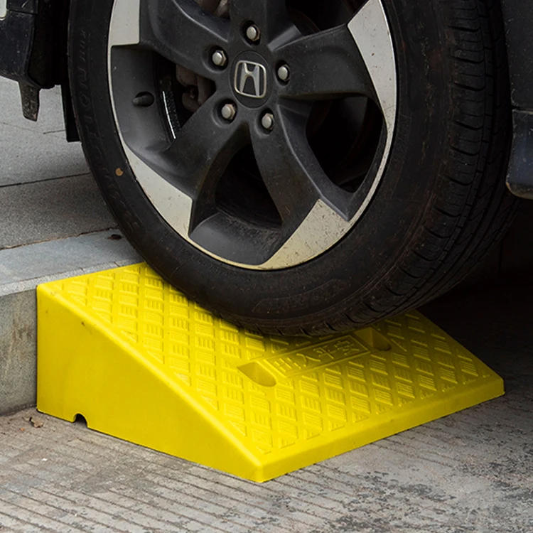Curb Ramps Sturdy Portable Plastic Driveway Ramps Durable Road Slope Ramp