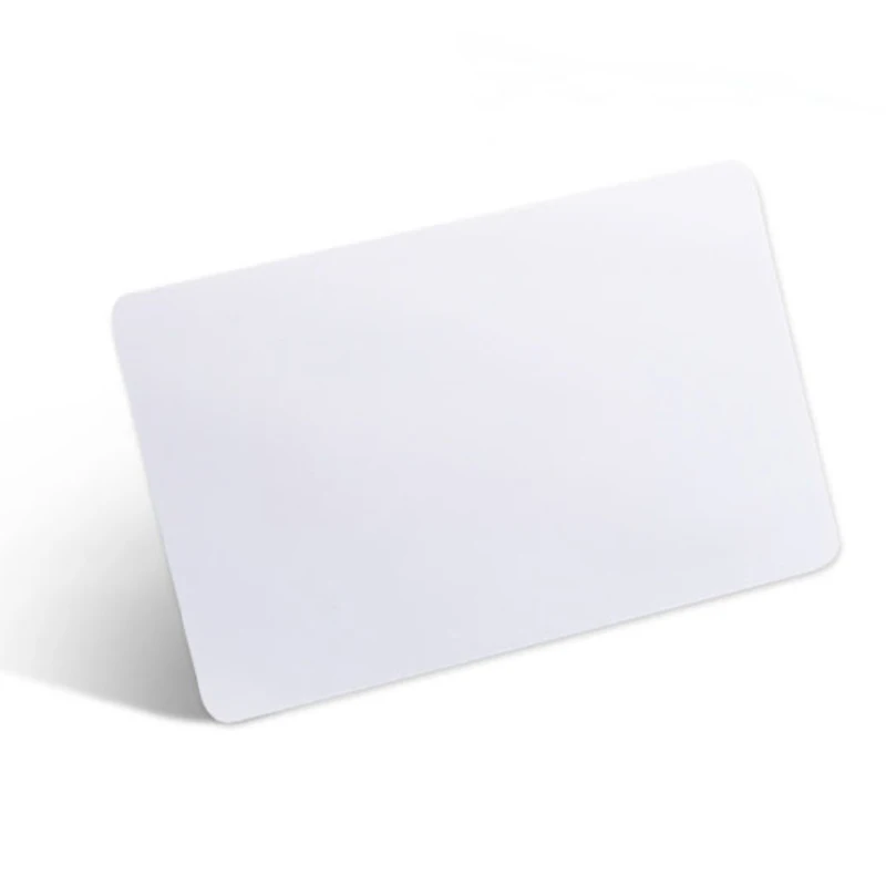white rfid PVC card nfc Blank 13.56MHz RFID Card Printable ISO14443A Inkjet nfc cards