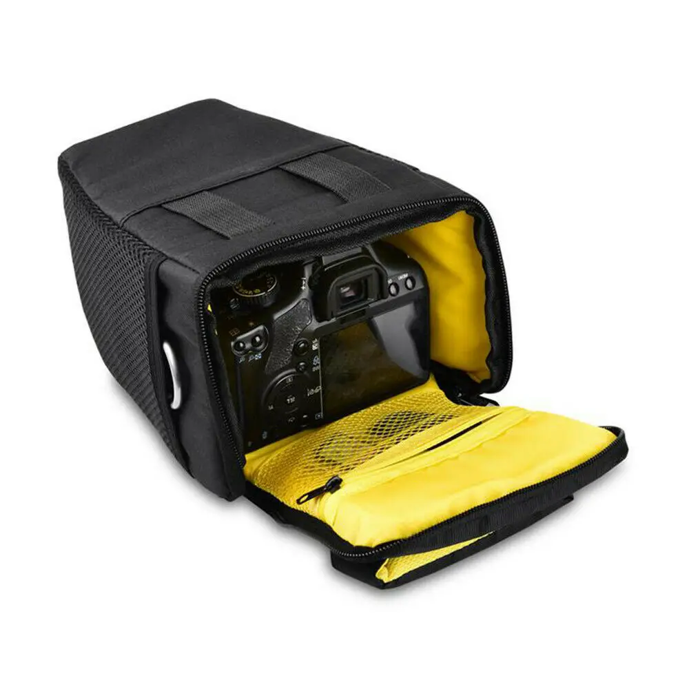 
Mini Black Nylon Polyester Fabric Material DSLR Camera Bag Case For Nikon D3400 D3500 D90 D750 D5600 D5300 D5100 D7500 