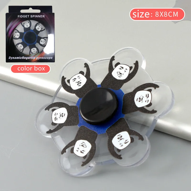 2022 New Fidget Sensory Toys Reduce Stress 3D Fidget Spinner Toys Set Animated Finger Dynamic Fidget Toys Sets