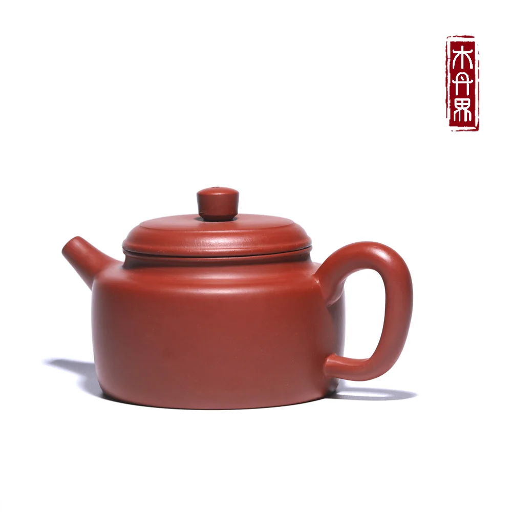 Kitchen Accessories Luxury Tea Set Authentic Ceramic Cinnabar Pot Chinese Traditional Teapot Set