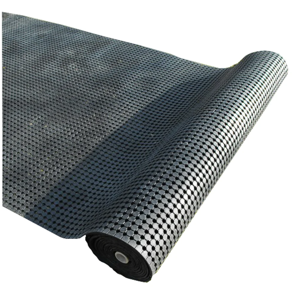 Tray Semi-Trailer Shock-Proof Rubber Floor Mats with holes  Aluminum UTE Canopy Used Rubber Mat