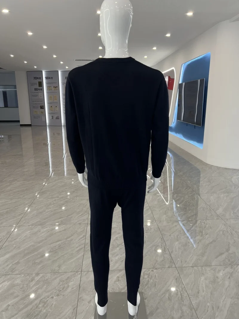 Anti-static woollen sweater for Man CASHMERE keep warm suit