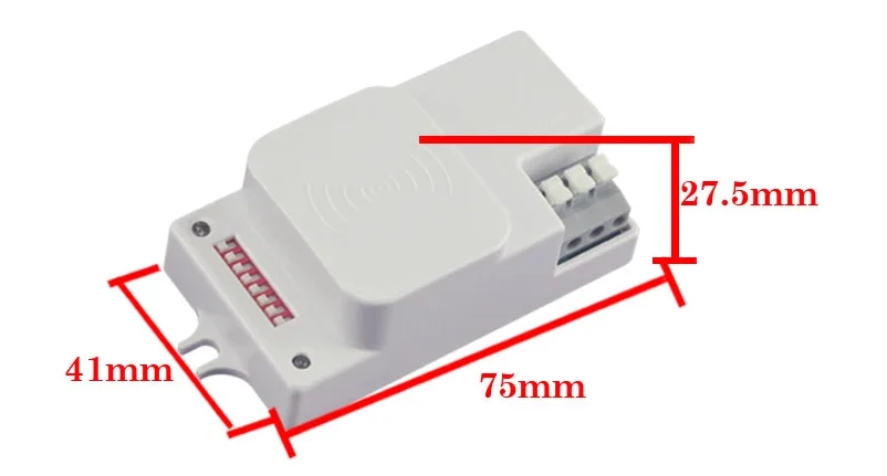 3.3GHz microwave motion sensor for light recessed ceiling mounted microwave motion sensor light switch