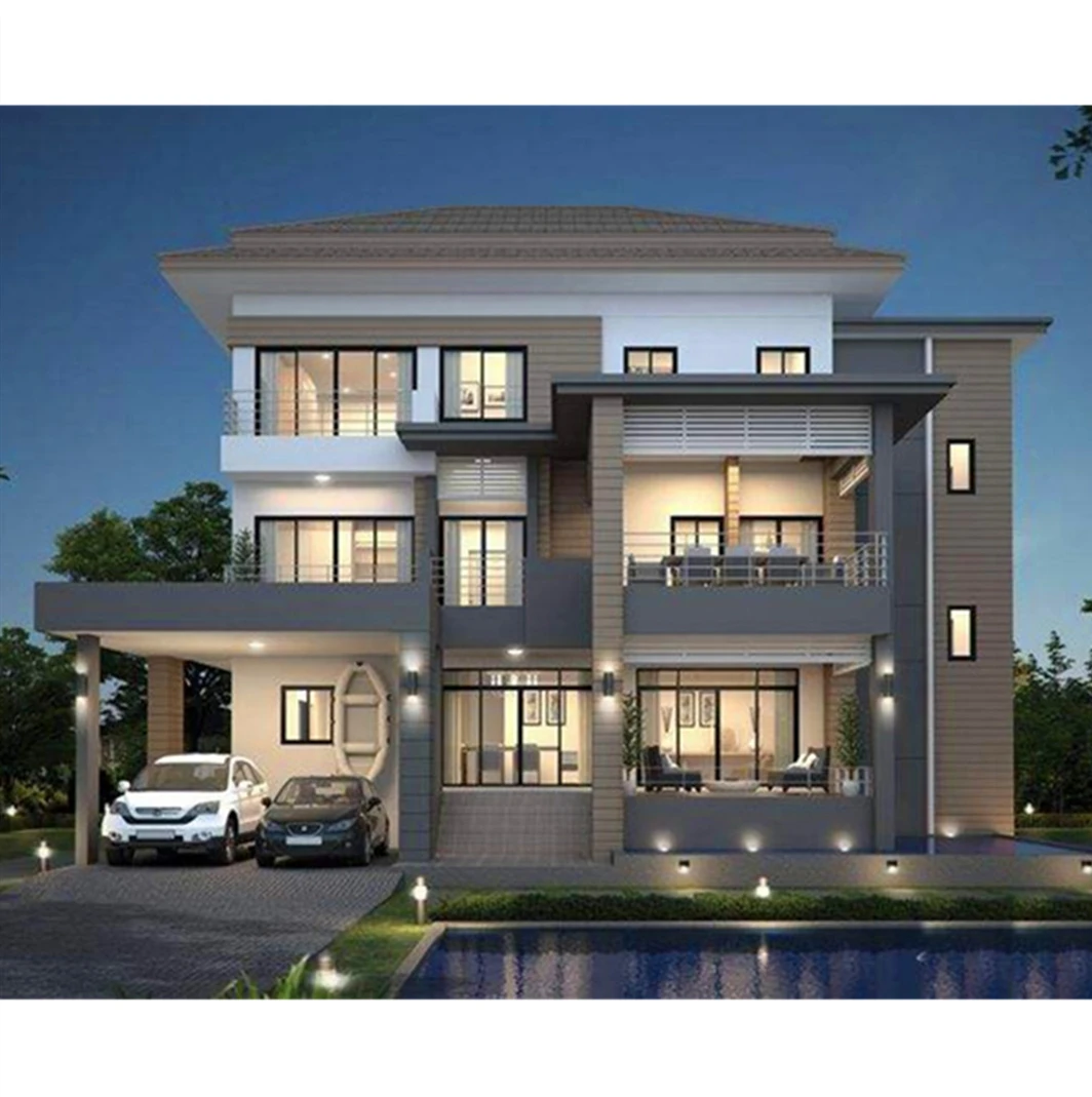 Prefabricated Building Light Steel Luxury Villa Mobile Portable Prefab Home