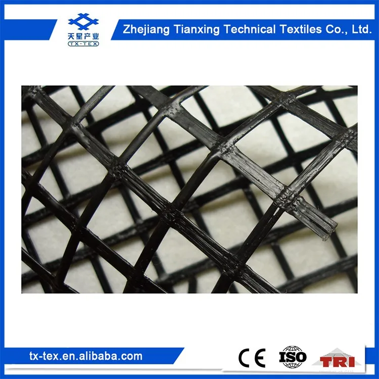 High Strength polyester geogrid for road