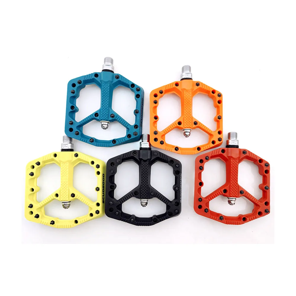 high strength new model non slip plastic nylon bicycle pedals for BMX MTB bike
