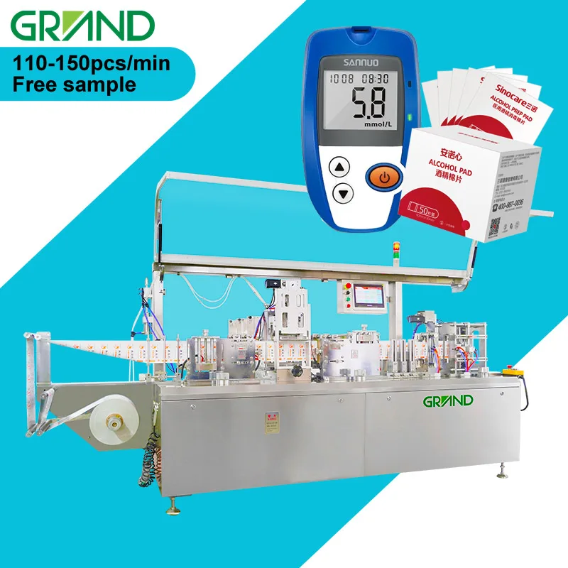 Одноразовая машина для производства спиртовых ватных тампонов и упаковки