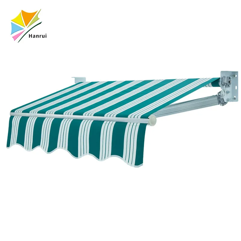 quality  aluminum retractable awnings rain shelter folding arm awning cover canopy outdoor for business