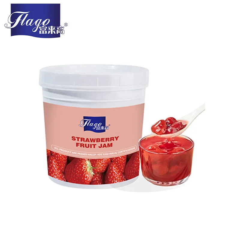 The Best Quality Rich Flesh Content Fruity juice strawberry jam concentrated