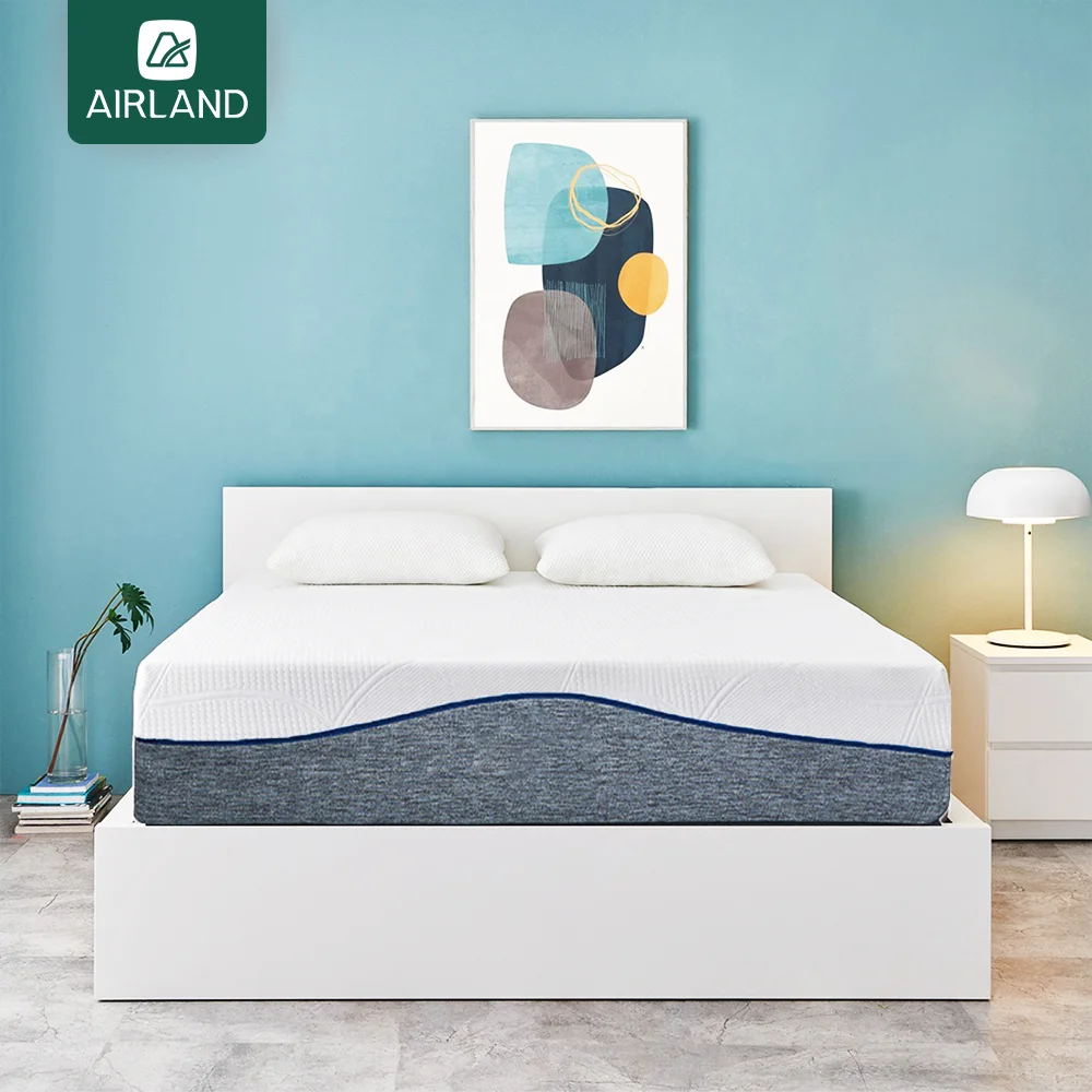 Factory Full King Size Custom Gel Luxury Hotel Single Double Bed Mattress Memory Foam Mattress In A Box