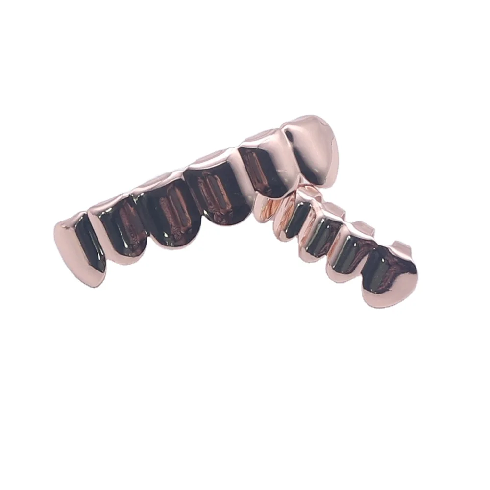 Hot Selling Halloween Holiday Multi Colors plated Body Brass Silicone Hip Hop Teeth Grillz