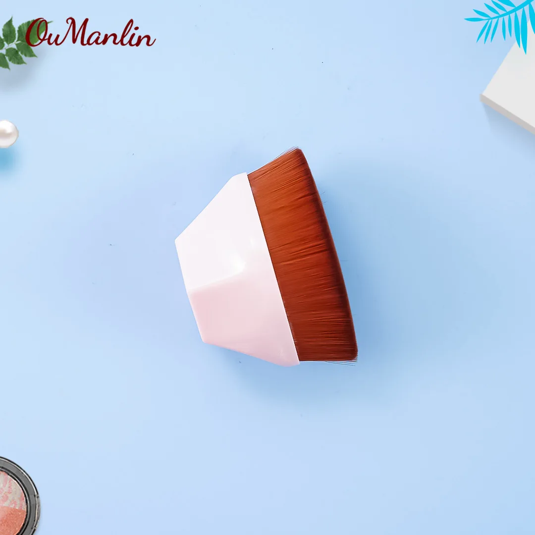 OumanLin, новинка, Лидер продаж, портативная Кисть для макияжа кремом, Алмазный 55 кистей для основы под макияж с коробкой для хранения (черный + розовый)