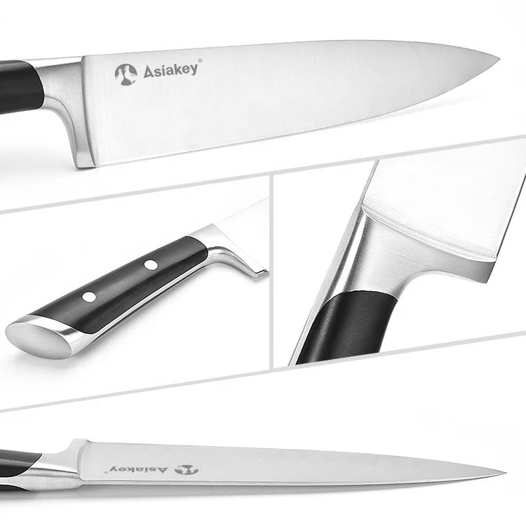 7 Inch High Quality German Stainless Steel Kitchen Knife Professional Santoku Knife with ABS Handle