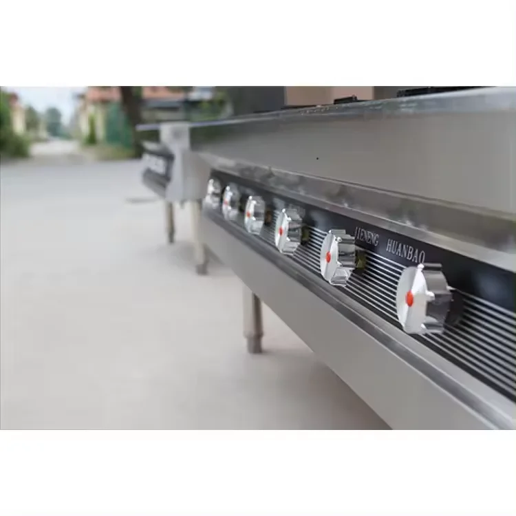 Lyroe Hot Sale Commercial Restaurant Freestanding 8 Burner Gas Range Griddle Plank Gas Cooking Commercial Gas Clay Pot Stove