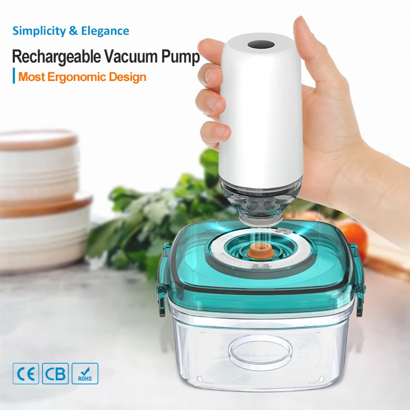 Micro USB 1500mAh Handheld Vacuum Food Sealer