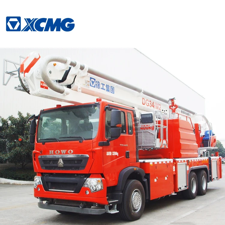  Официальная пожарная машина XCMG DG34M2 Китай новая авиационная платформа 34 метра на