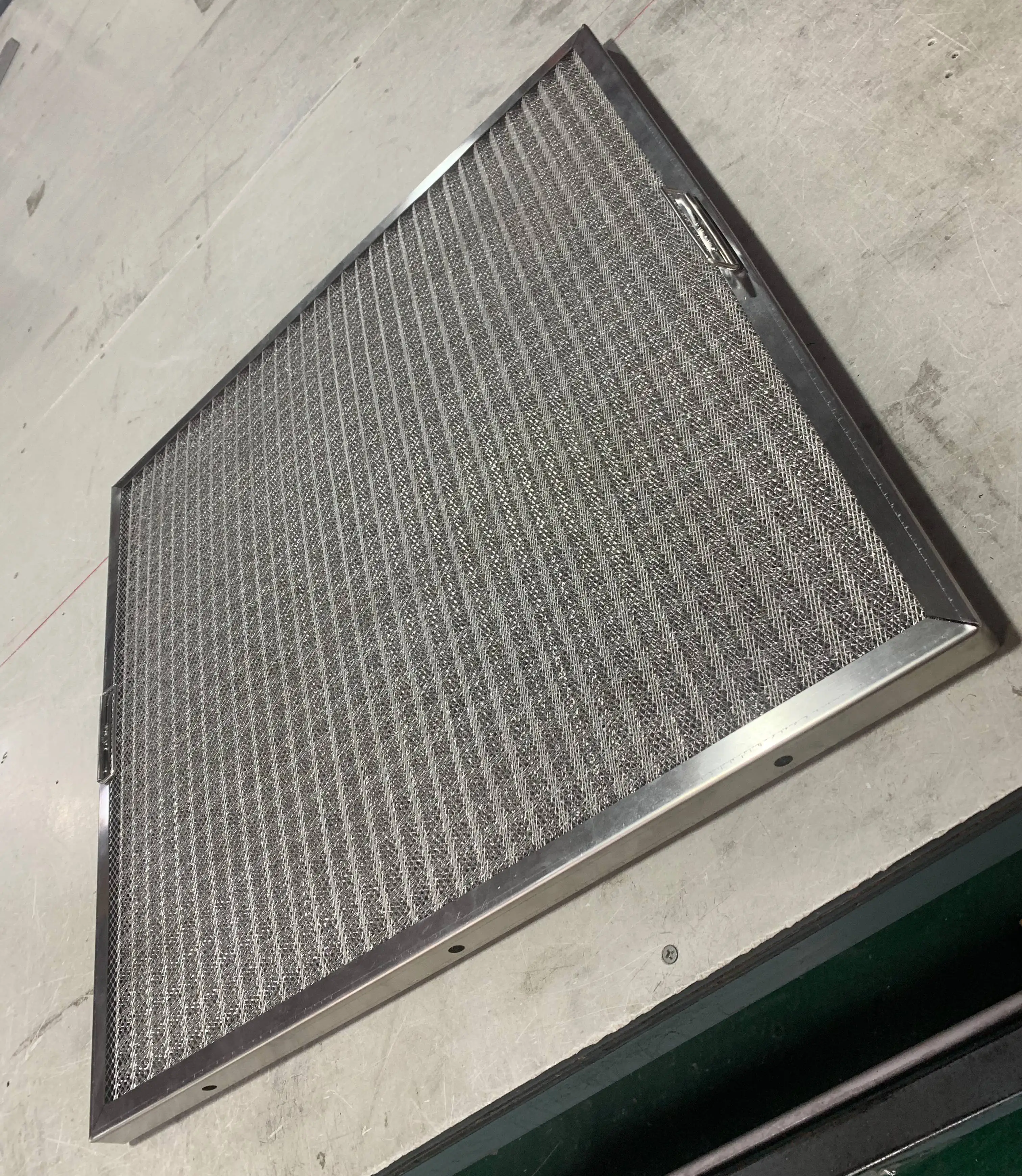 Custom Primary Metal Mesh Filter Stainless Steel Fume Oil Filter For Central Air Conditioner Range Hood Honeycomb Grease Filters