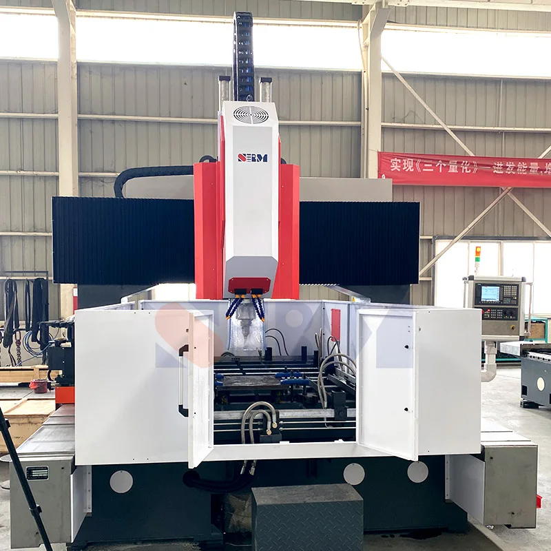 Raintech  Gantry Movable Automatic CNC Steel Plate Drilling Machine With Cooling Liquid Recycling.