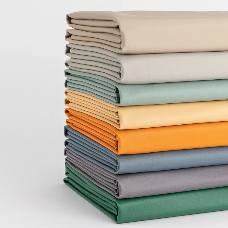 Abrasion-resistant And Waterproof Mercerized Velvet Base Nappa Artificial Leather For Furniture Home Decor