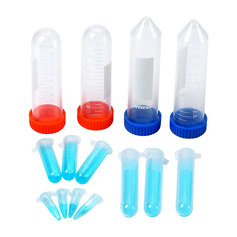 Автоклавируемая коническая трубка для лабораторного использования, полипропиленовая пластиковая центрифужная трубка 15 мл, Сертификат ISO