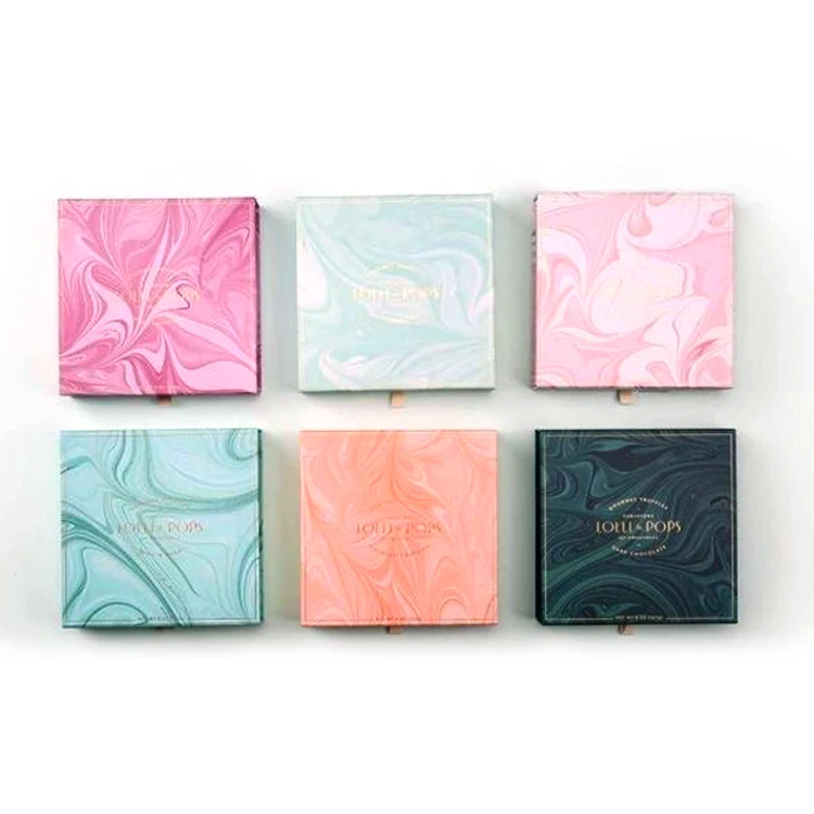 Luxury Custom Handmade Magnetic Closing Gift Cardboard Divider Packaging Sweet Chocolates Box