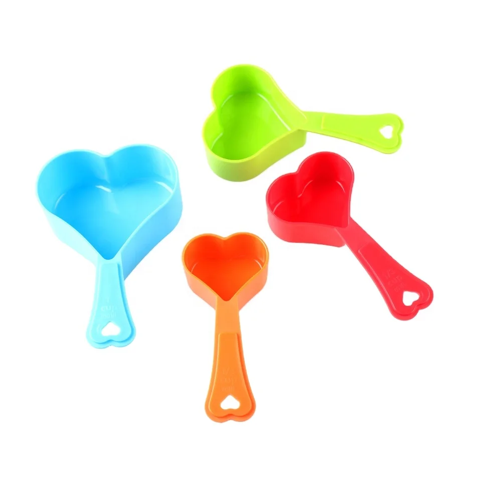 250 мл 125 мл 80 мл 60 мл DIYинструменты для выпечки пластиковые измерительные чашки и ложки набор