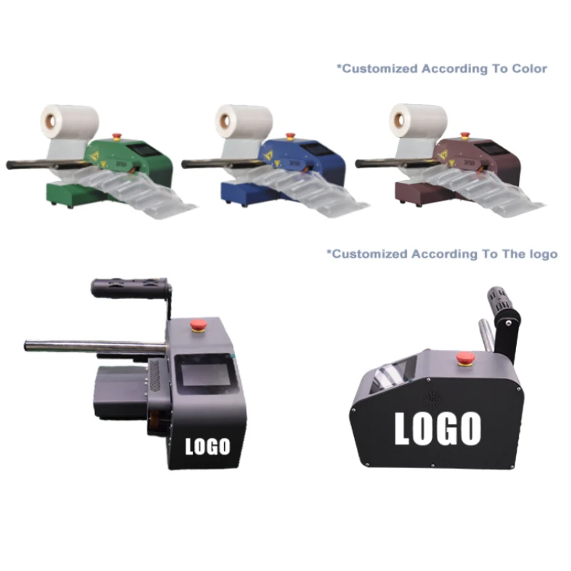 Oem Factories Easy To Use Inflatable Bag Film Pillow Packaging Bubble Air Cushion Machine