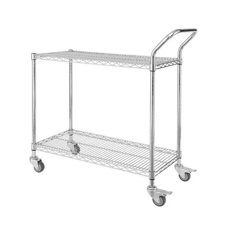 Customized Simple Design Metal Steel Wire Shelf Adjustable Kitchen Shelving Rack Wave frame