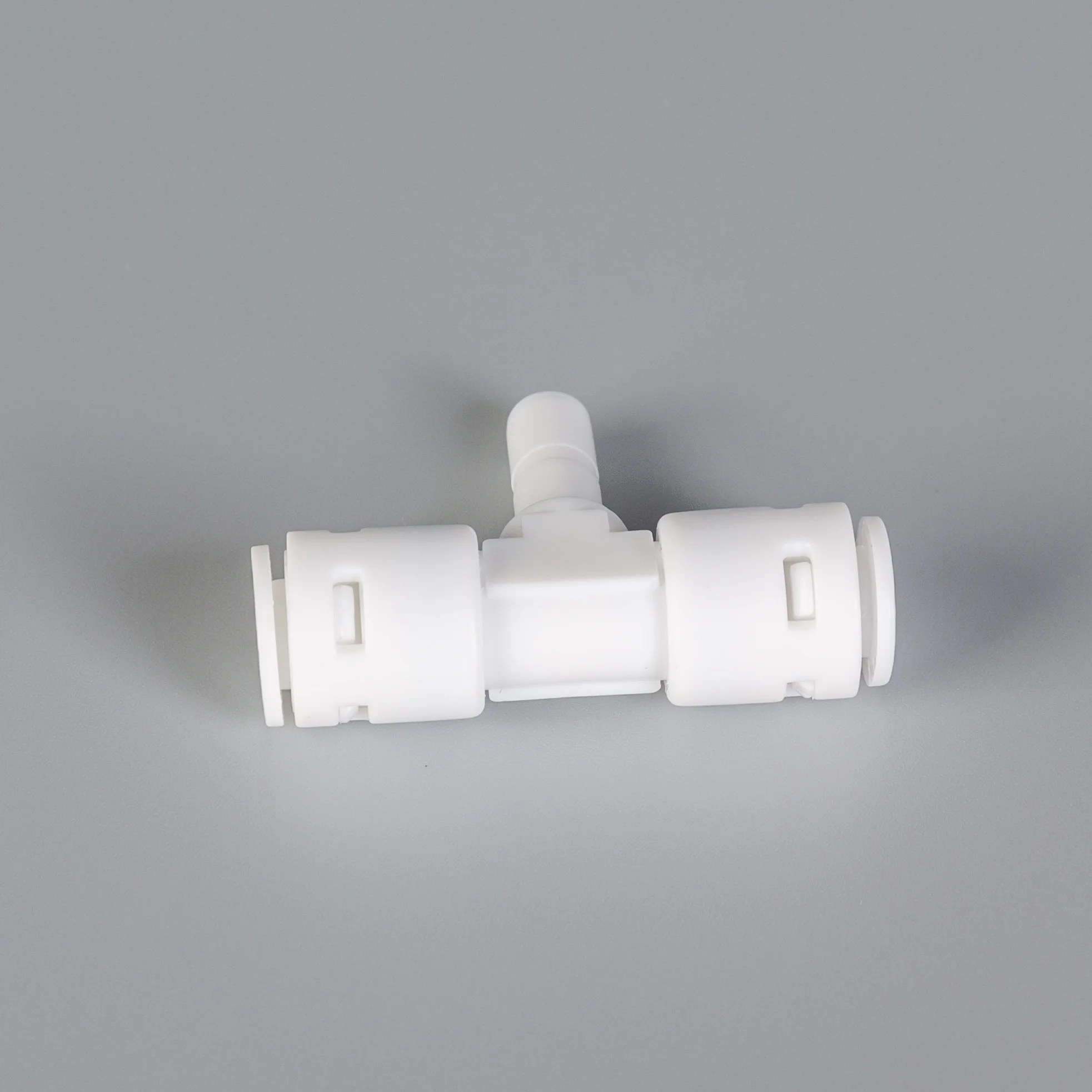 Wholesale 1/4 inch POM  pipe fitting for RO water filter System Push Fit Branch  stem tee Quick Connector Fittings