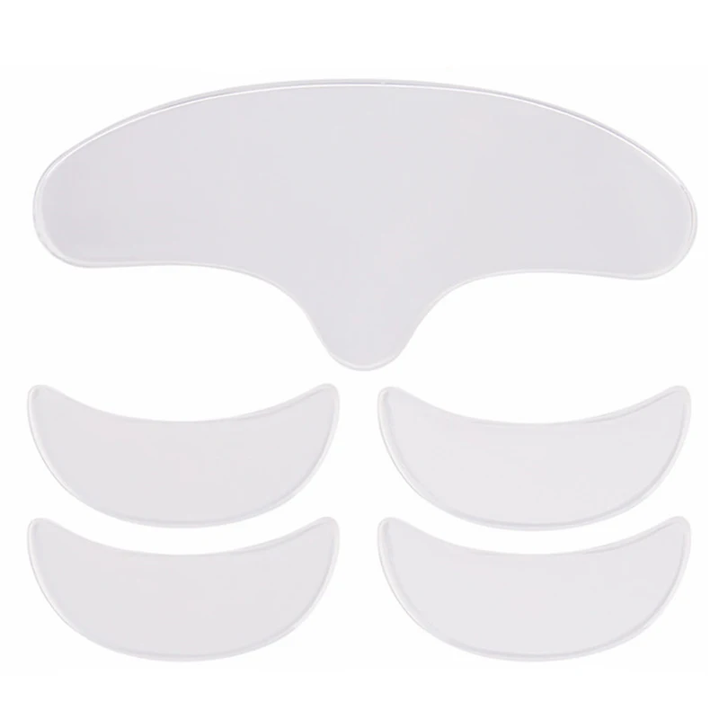 
Reusable 15-30 times 5 pcs Overnight Hypoallergenic Invisible Reusable Silicone Anti-Winkle Facial Eyes Pads For Adult 