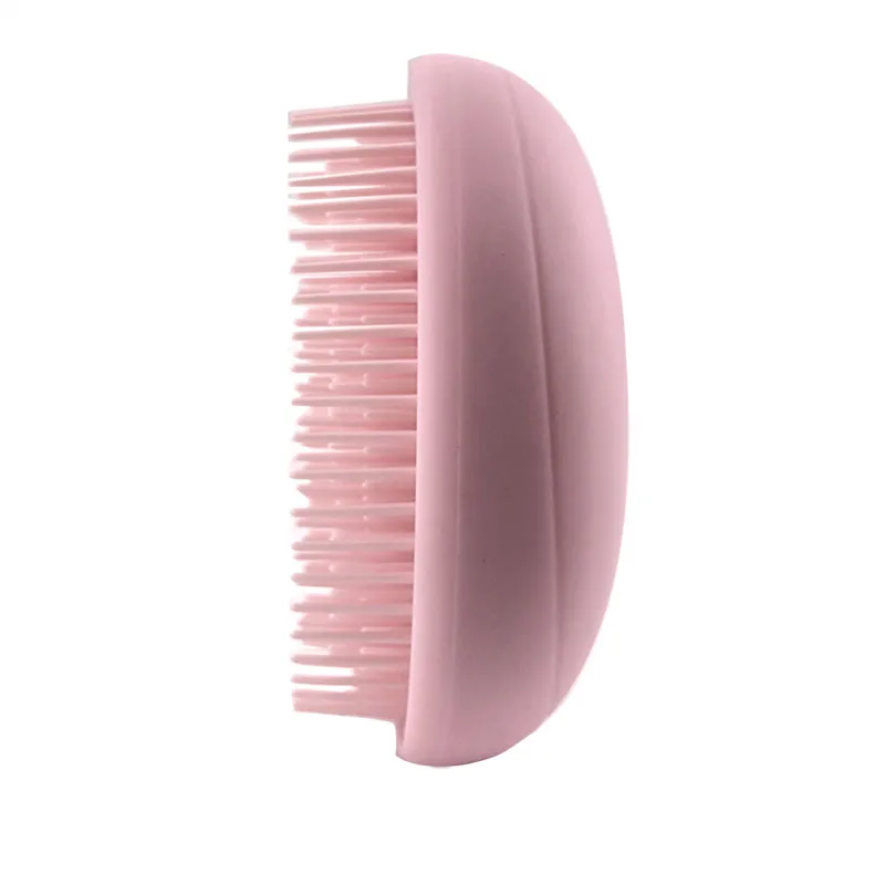 
Rubber Coating Egg Shape Detangling Hair Brush With Soft Touch 