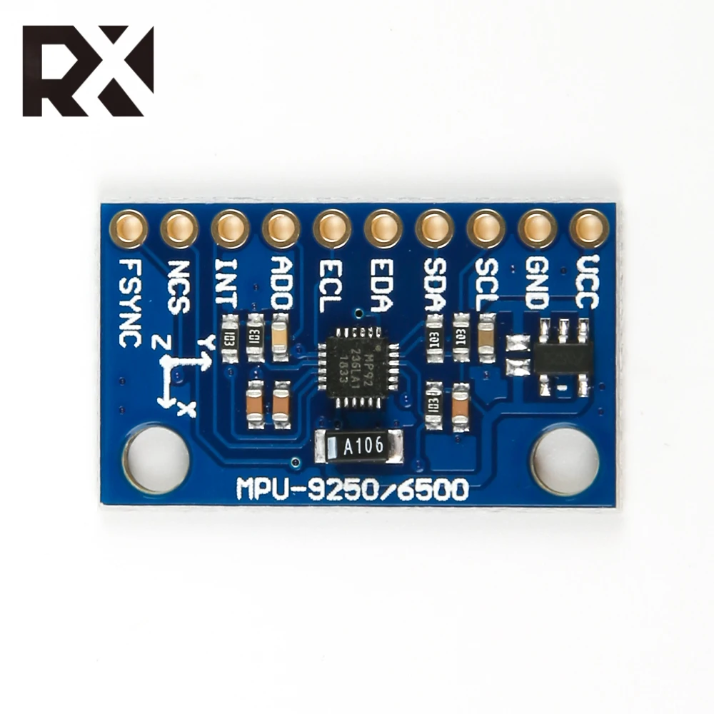 RX GY-9250 MPU9250/6500 9 DOF 9-Axis Attitude +Gyro+Accelerator+Magnetometer Sensor Module