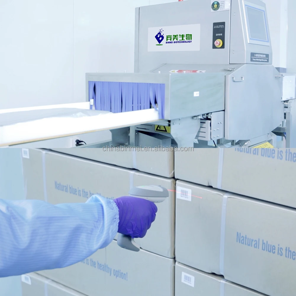 BINMEI Spirulina Blue Phycocyanin Powder Spirulina Extract 100g OEM ODM Available For Food And Beverage