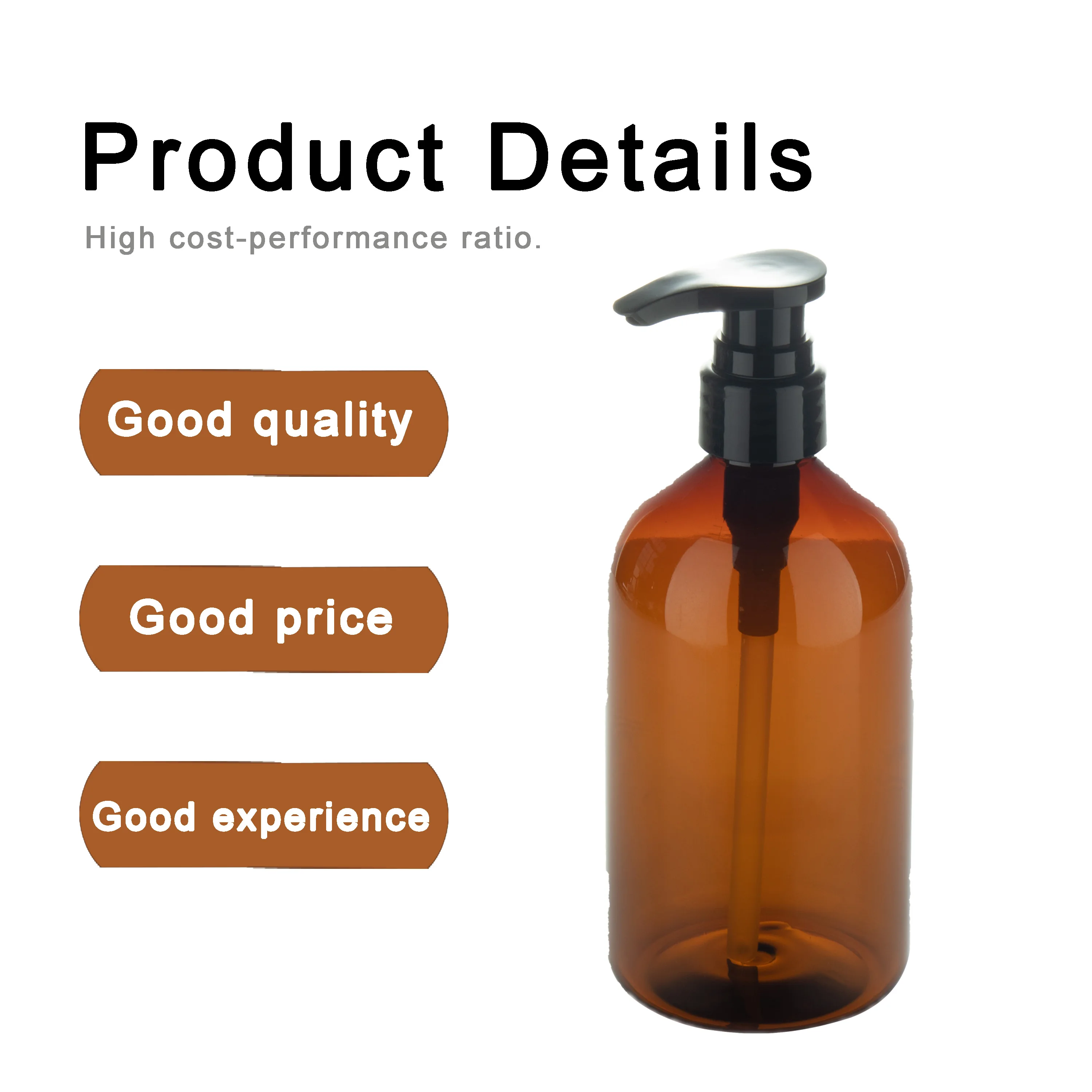 REMAX Hot Sale Explore Brown Translucent 500ml Lotion Bottles for Creative with DIY Projects or Business Packaging -Buy Now