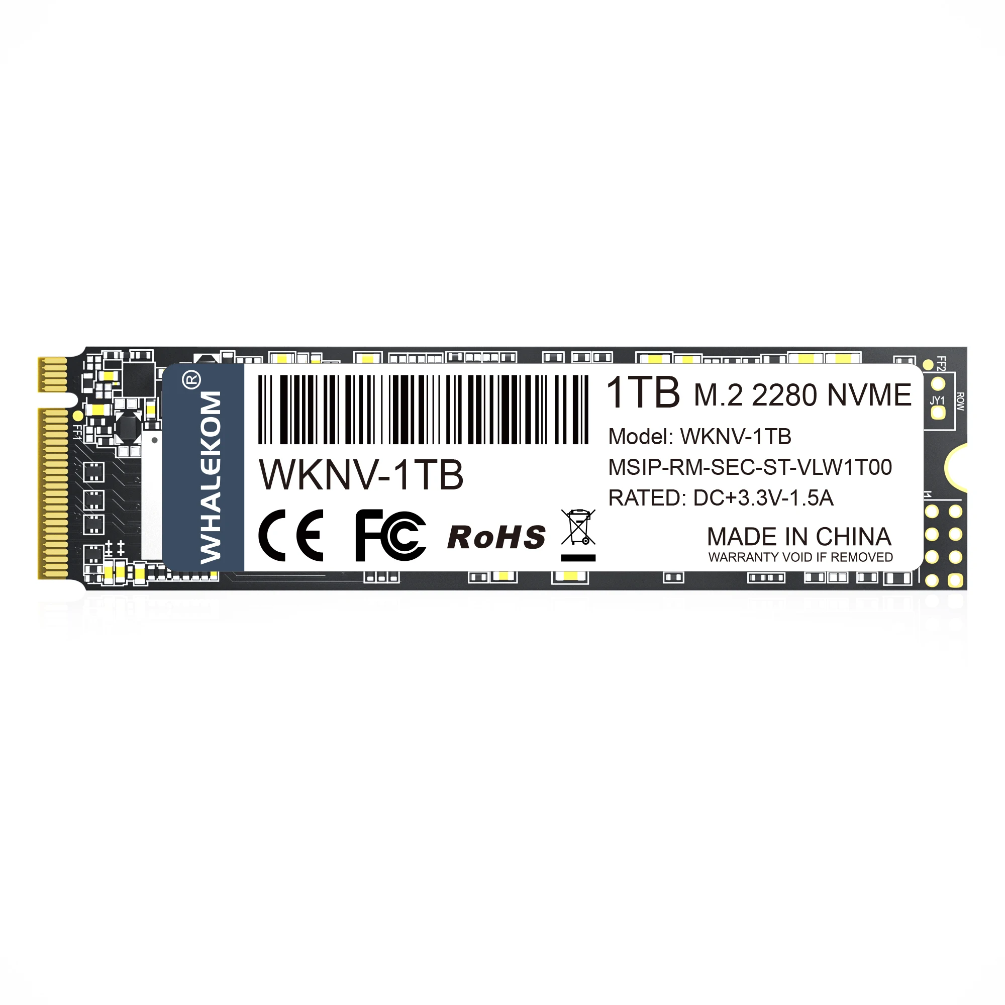 WHALEKOM NVME SSD 1TB Solid State Drive M.2 2280 1TB 128GB 256GB 512GB M2 NVME SSD For Desktop Laptop