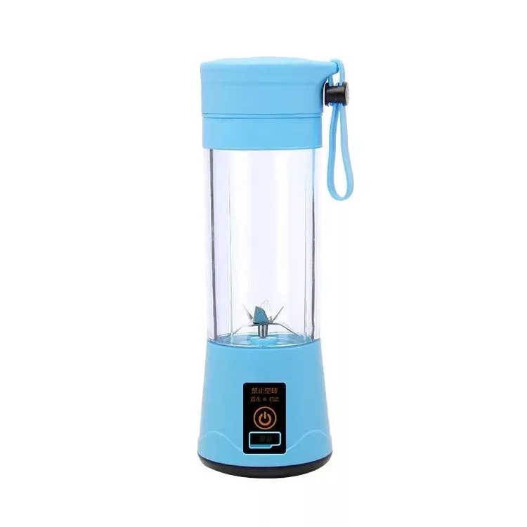 WSY Electric Personal Use Mini Blender Home USB 6 Blades Juicer Cup Machine Rechargeable Fruit Juice Portable Blenders