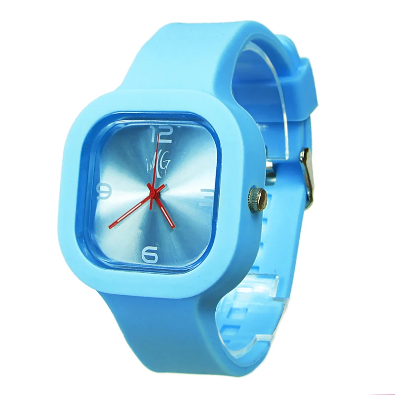 Customs your own logo New mold making available 5ATM Waterproof New high Quality Silicon Watch New hand watch