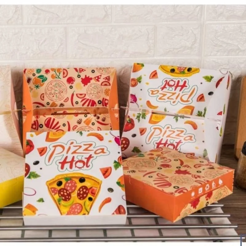 Custom Design Corrugated Cardboard Carton Pizza Delivery Packing Boxes Personalised Plain Pink Pizza Boxes 14 Inches