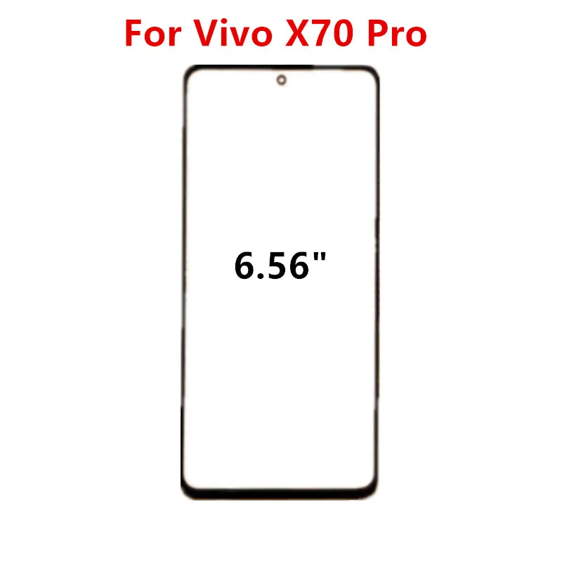 Оригинальный мобильный телефон Vivo X50pro/IQ005pro/X60pro/X70pro/IQ008ProX90 сенсорный экран дигитайзер переднее стекло с OCA