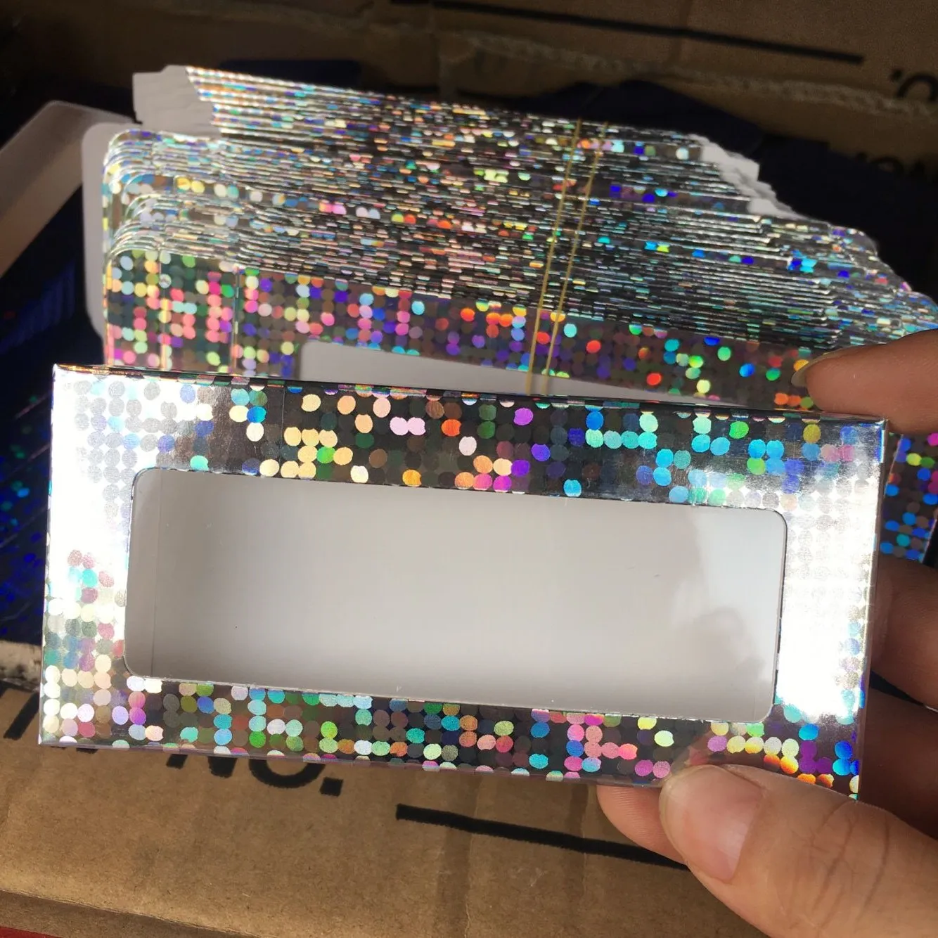 Лидер продаж, бумажная коробка, поставщик норковых ресниц с индивидуальной упаковкой норковых ресниц в наличии