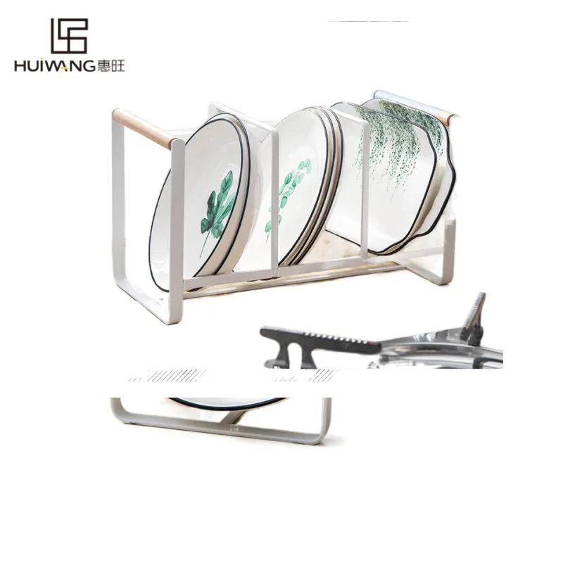 Kitchen Dish Rack For Dishes Iron Storage supplies Tableware