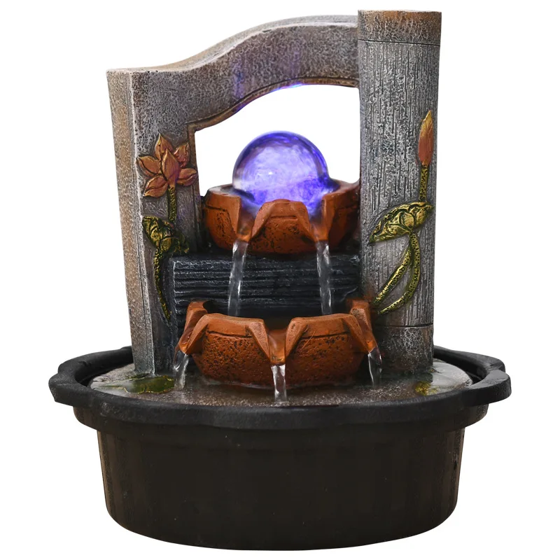 Factory direct price home decoration desktop water fountain mini indoor water fountain