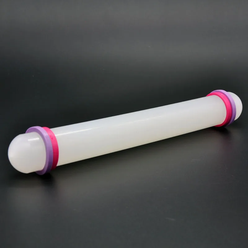 Food Grade Plastic Adjustable Rolling Pin Non-stick Fondant Cake Dough Roller Pastry Accessories Kitchen Tools -25