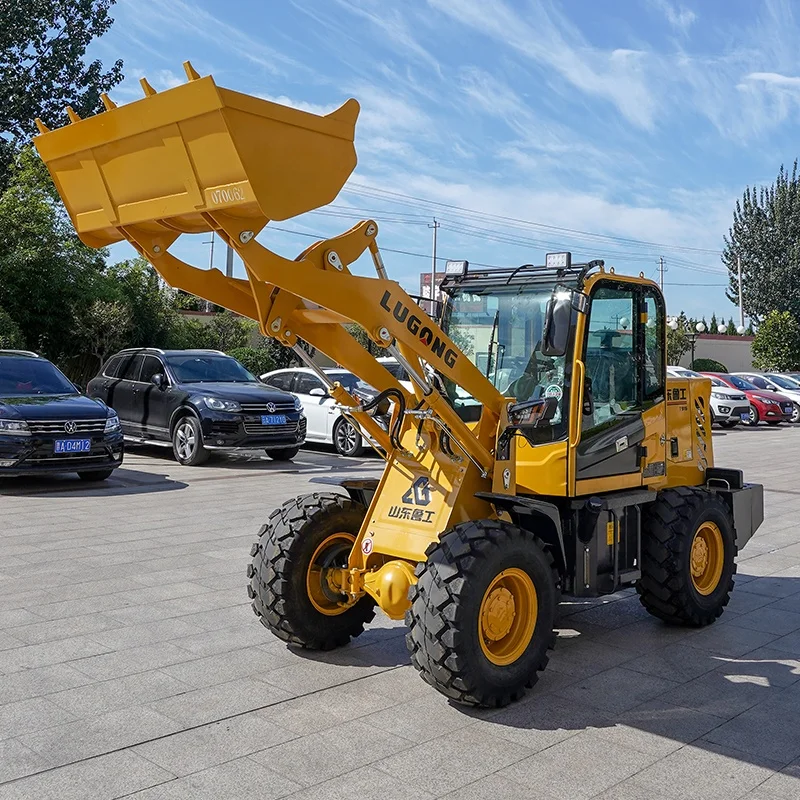 LUGONG T916 Competitive Price1ton 2ton 3ton 5ton Loading Wheel Loader Chinese Mini Front Loader