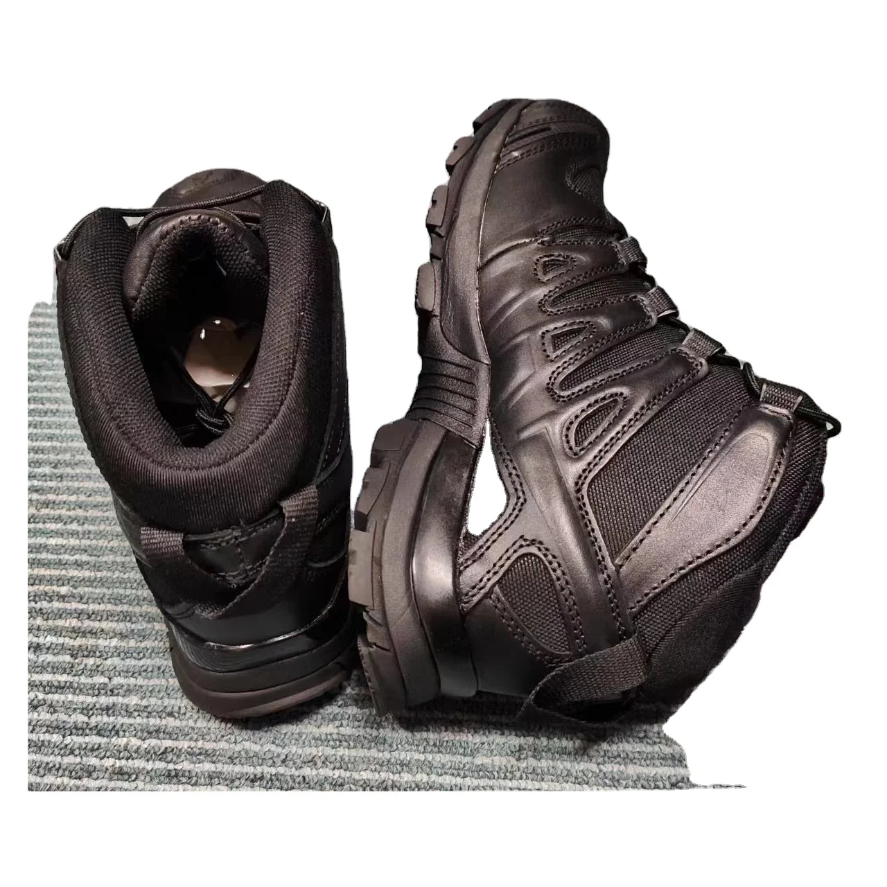 TSA03 Singapore Definite Asiaon stock full grain genuine leather hiking boots Ankle shoes promotion combat shoes