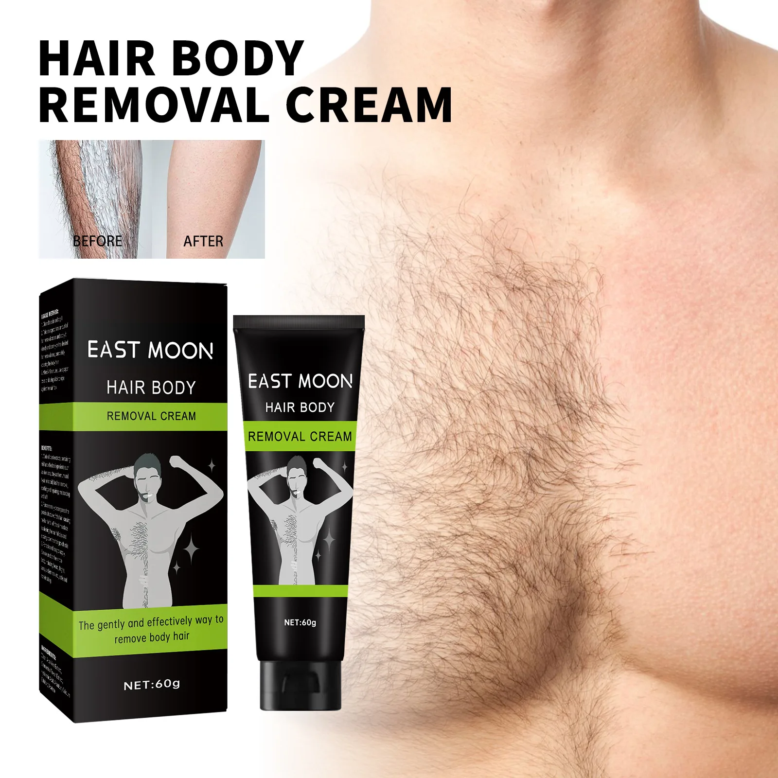 EAST MOON OEM ODM Best Seller Body Hair Removal for Men Private Area Shaving