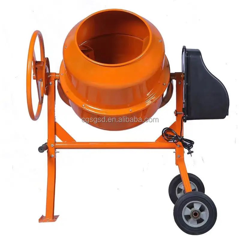 Portable Engineering Construction Compact Electric Motor Concrete Mobile Cement Mixers Machine