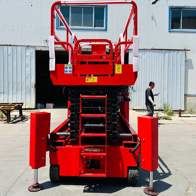 6m 8m  300kg 1t 2t Hydraumatic Capacity Electric Mobile Scissor Lift Table Manlift Mobile Platform Elevator