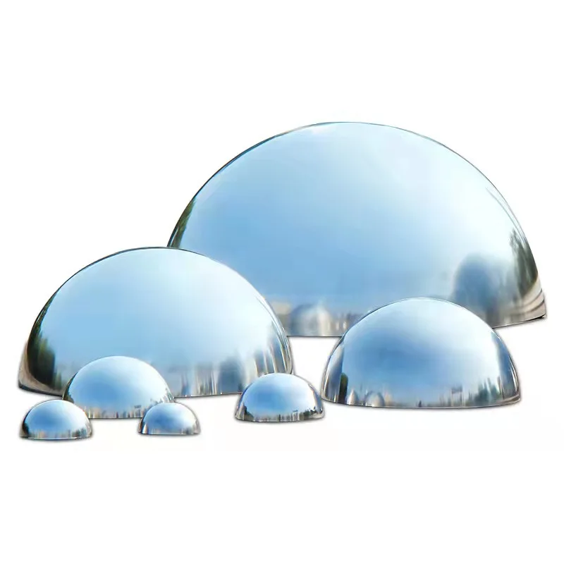 Stainless Steel Hemisphere Mirror Wall Sphere Steel hemispheres